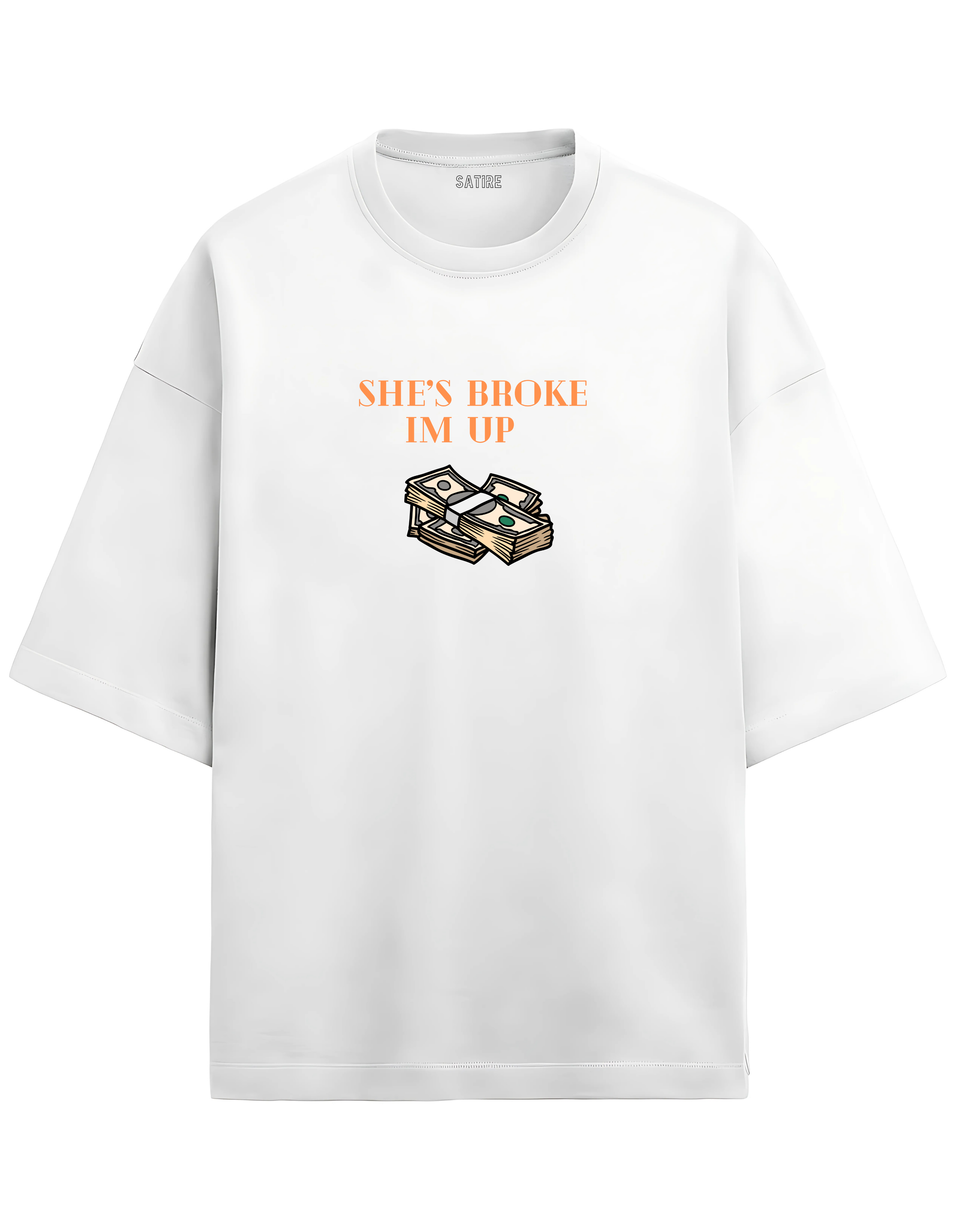 BROKE UP OVERSIZED T-SHIRT